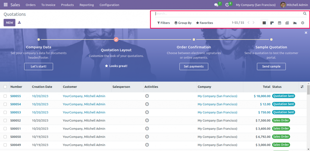 Odoo 16 search