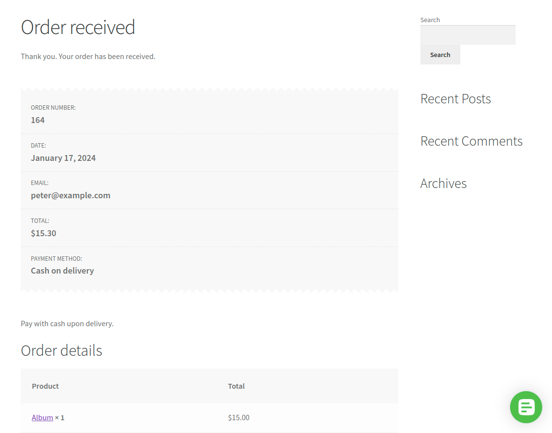 order_place_woocommerce_website