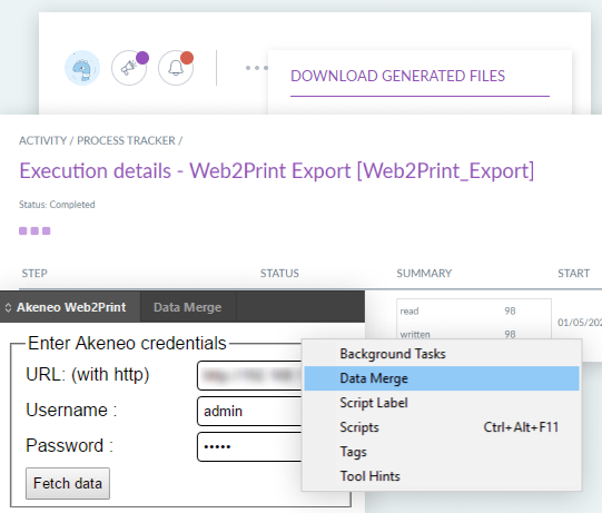 Print catalogue and web to print solution